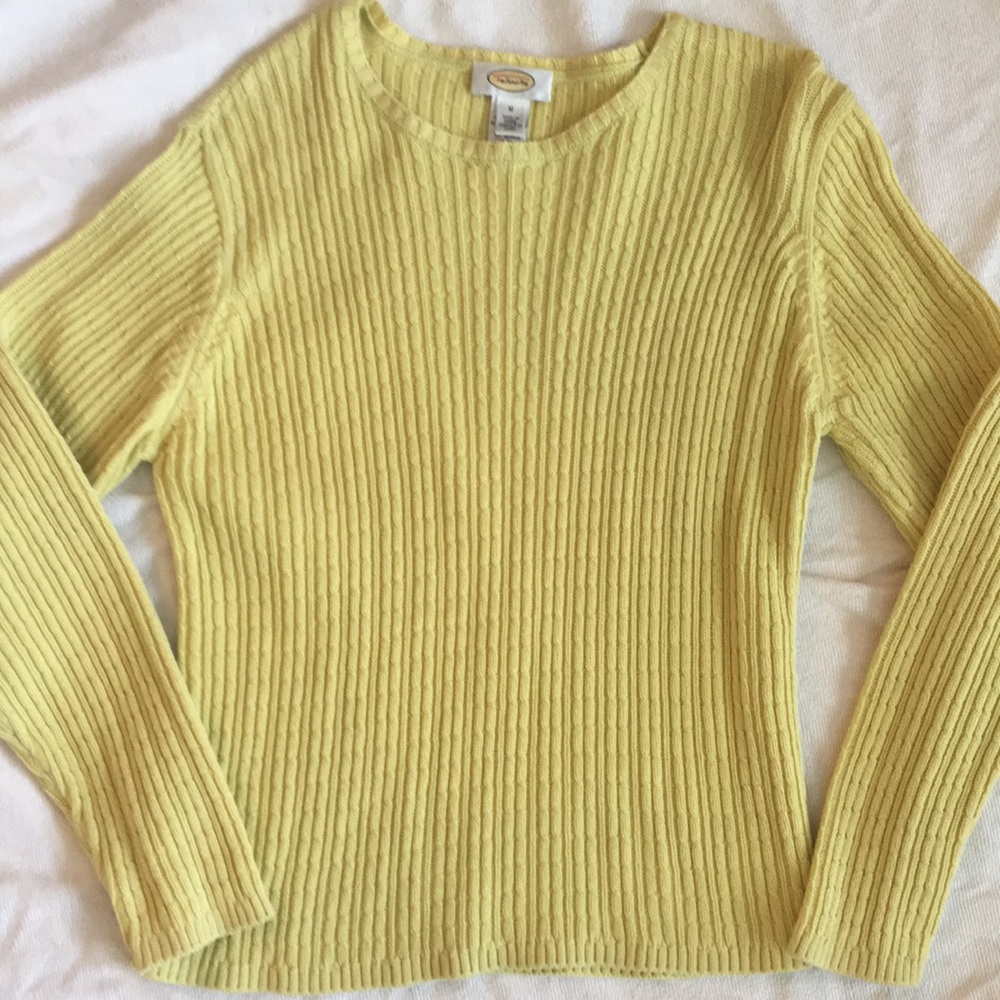 Cable knit sweater